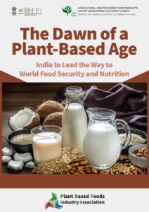 Various plant-based milk alternatives displayed in glass jars and cups.
