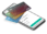 Smartphone displaying digital credit cards and payment app interface.