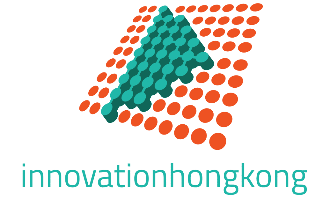 Innovation Hong Kong logo with arrow and dots